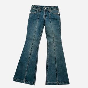Art Class 12 flare front-seam jeans